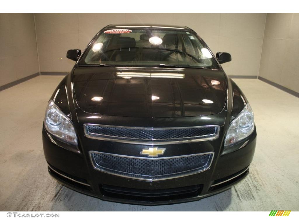 2008 Malibu LT Sedan - Black Granite Metallic / Ebony photo #2