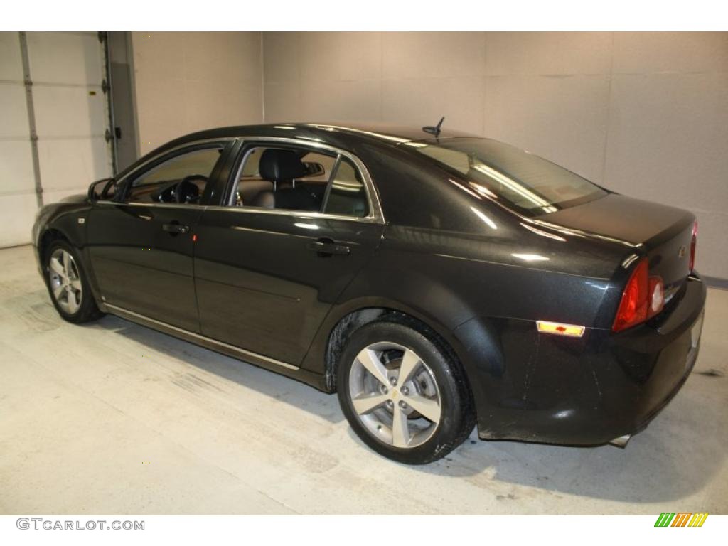 2008 Malibu LT Sedan - Black Granite Metallic / Ebony photo #4