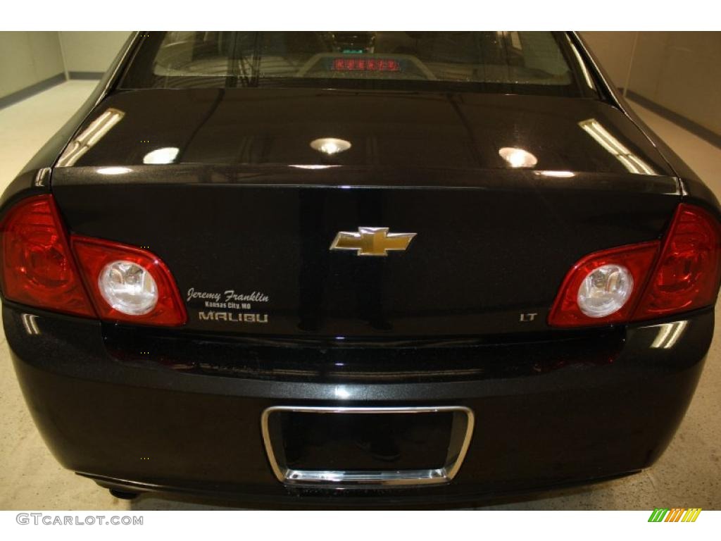 2008 Malibu LT Sedan - Black Granite Metallic / Ebony photo #5