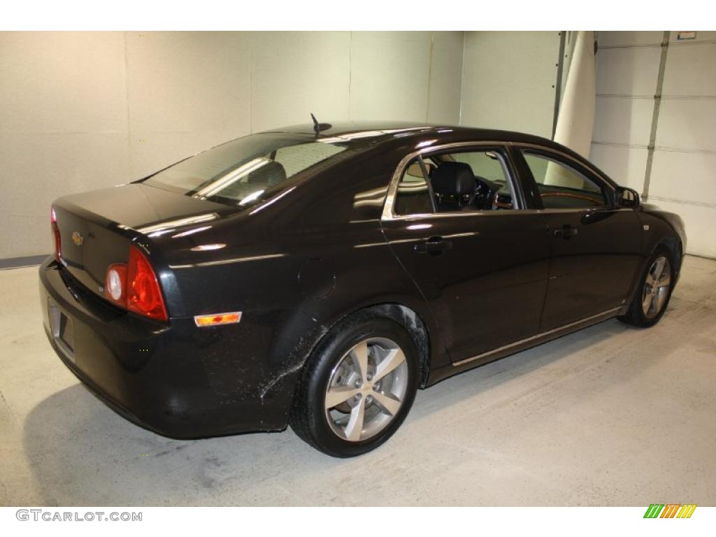 2008 Malibu LT Sedan - Black Granite Metallic / Ebony photo #6