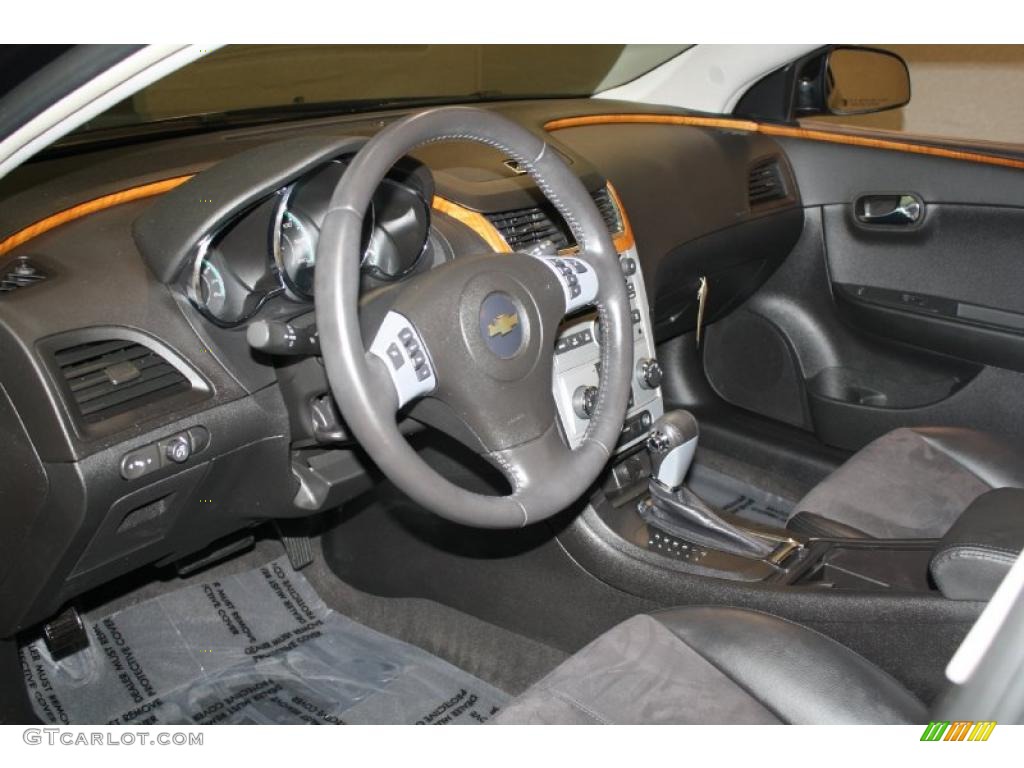 2008 Malibu LT Sedan - Black Granite Metallic / Ebony photo #12