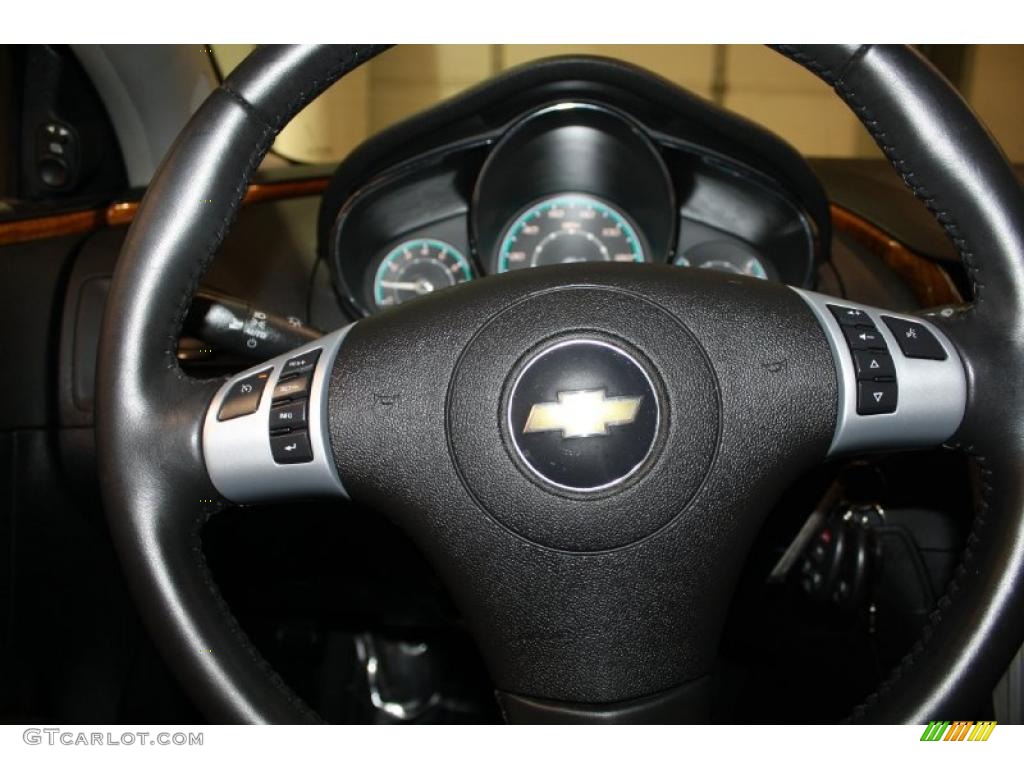 2008 Malibu LT Sedan - Black Granite Metallic / Ebony photo #22
