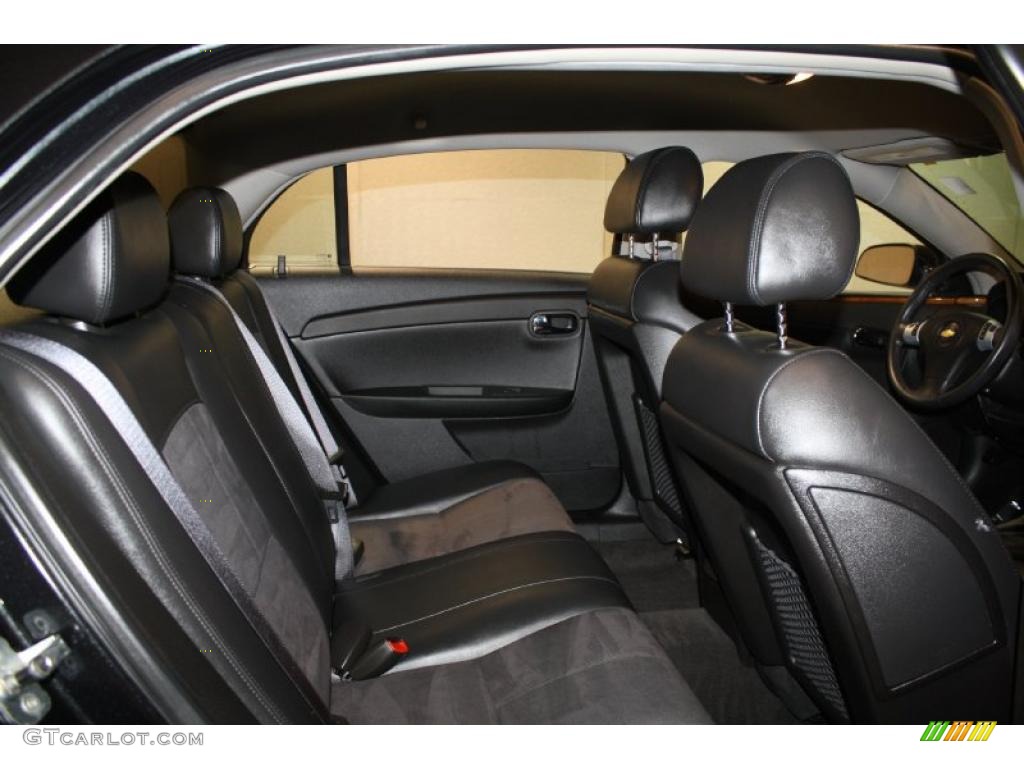 2008 Malibu LT Sedan - Black Granite Metallic / Ebony photo #38