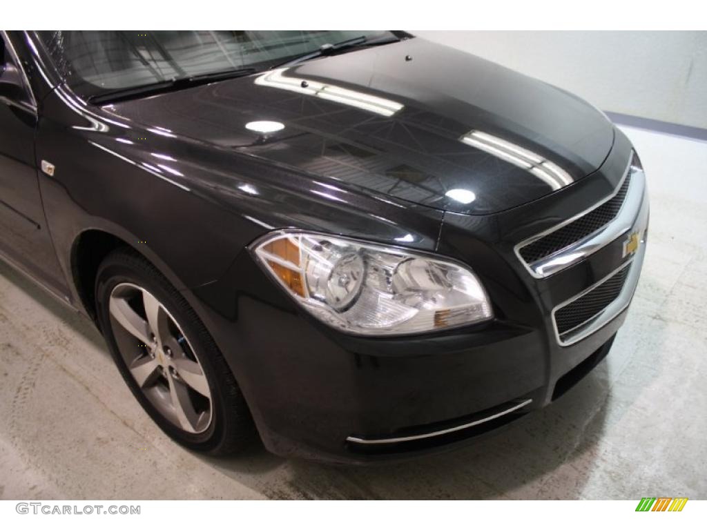 2008 Malibu LT Sedan - Black Granite Metallic / Ebony photo #47