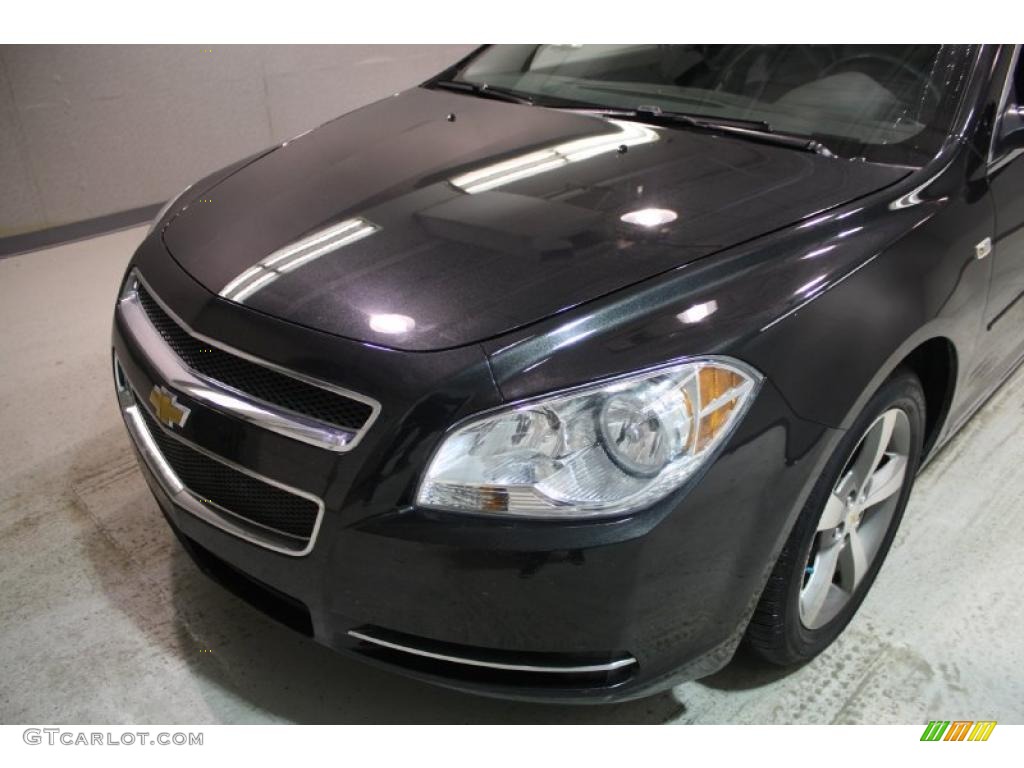 2008 Malibu LT Sedan - Black Granite Metallic / Ebony photo #48
