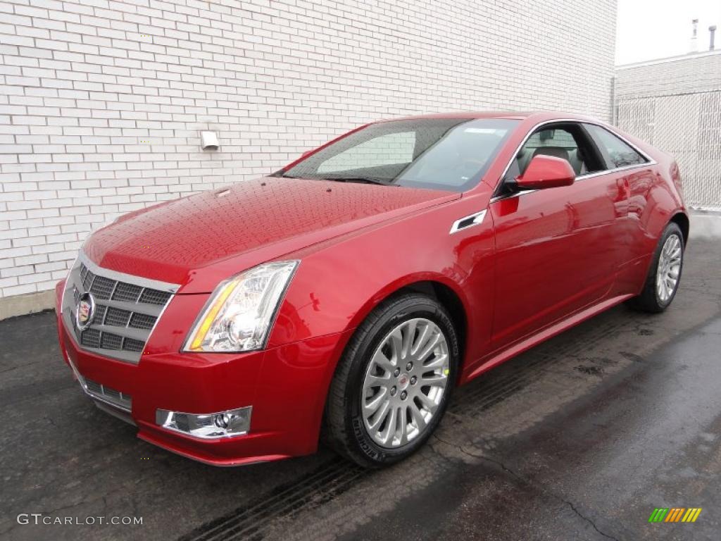 Crystal Red Tintcoat 2011 Cadillac CTS 4 AWD Coupe Exterior Photo #44065717