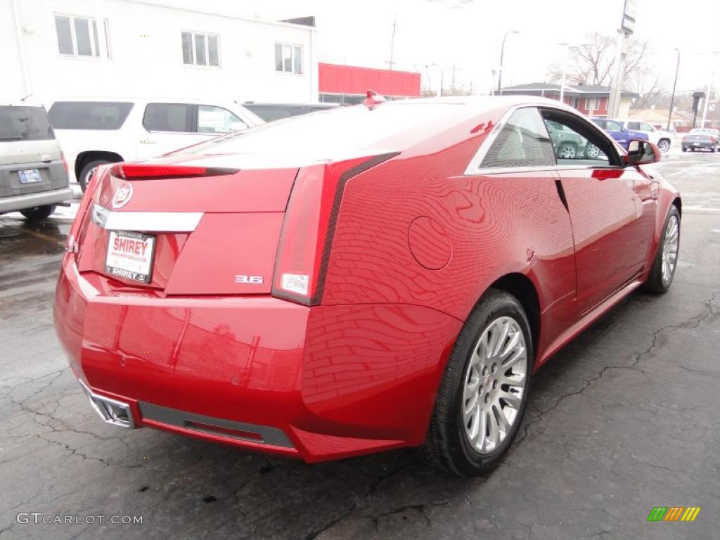 Crystal Red Tintcoat 2011 Cadillac CTS 4 AWD Coupe Exterior Photo #44065745