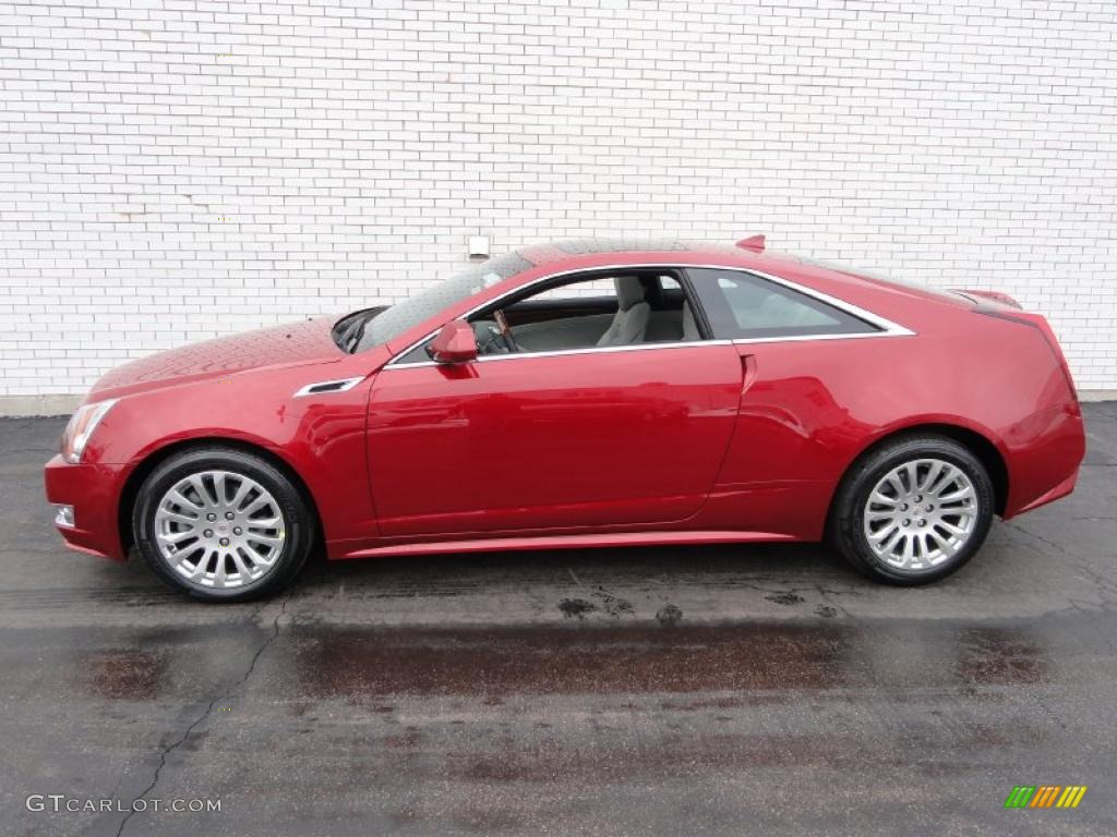 Crystal Red Tintcoat 2011 Cadillac CTS 4 AWD Coupe Exterior Photo #44065777