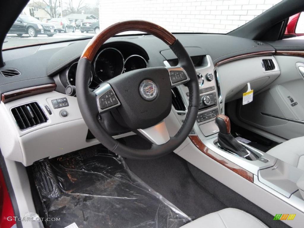 Light Titanium Interior 2011 Cadillac CTS 4 AWD Coupe Photo #44065801