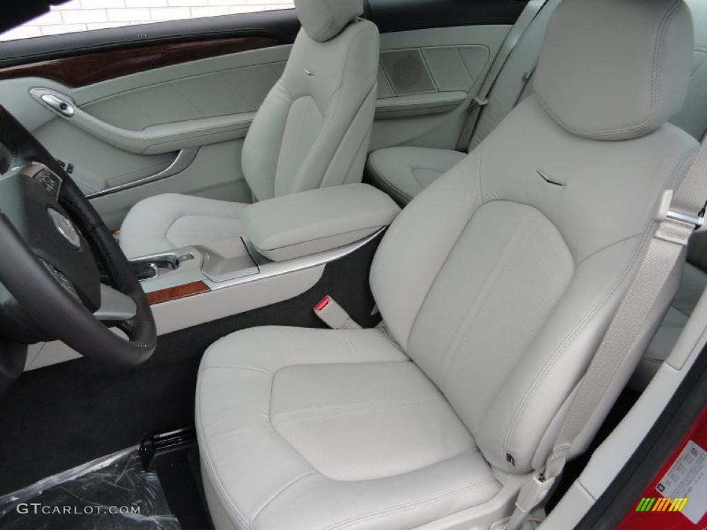Light Titanium Interior 2011 Cadillac CTS 4 AWD Coupe Photo #44065813