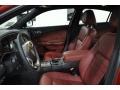 Black/Radar Red Interior Photo for 2011 Dodge Charger #44066957