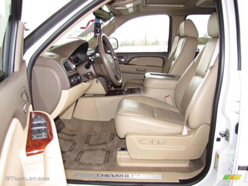 Light Cashmere/Dark Cashmere Interior 2009 Chevrolet Suburban LTZ 4x4 Photo #44067305