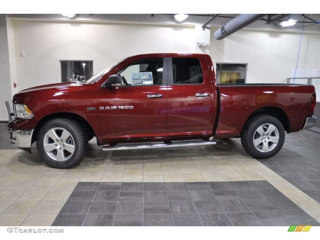 Deep Cherry Red Crystal Pearl Dodge Ram 1500