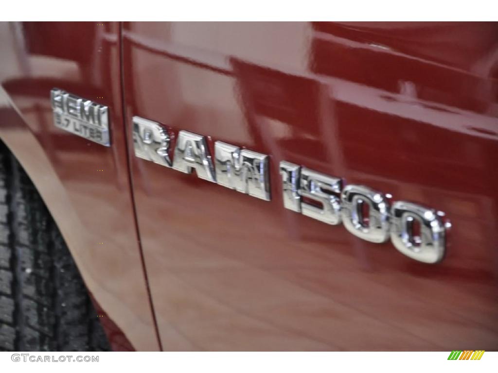 2011 Ram 1500 Big Horn Quad Cab - Deep Cherry Red Crystal Pearl / Dark Slate Gray/Medium Graystone photo #10