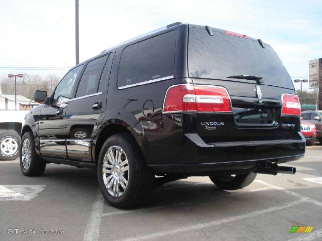 2008 Navigator Luxury - Black / Stone photo #5