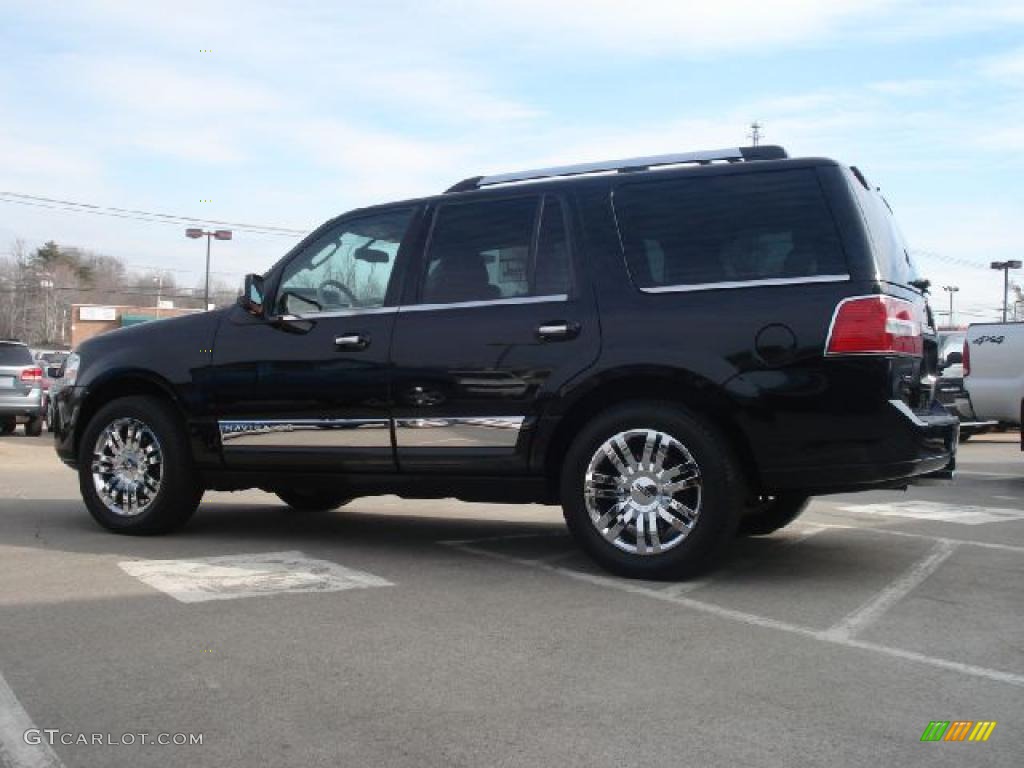 2008 Navigator Luxury - Black / Stone photo #6
