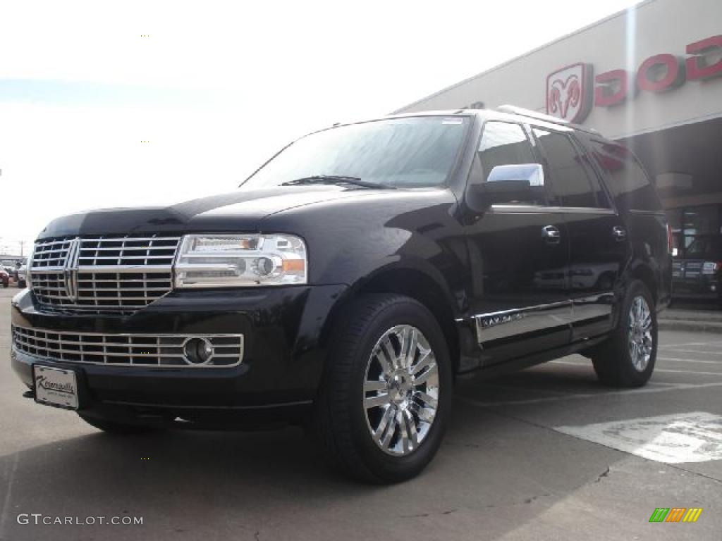 2008 Navigator Luxury - Black / Stone photo #7