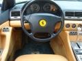 1998 Ferrari 456 Beige Interior Steering Wheel Photo