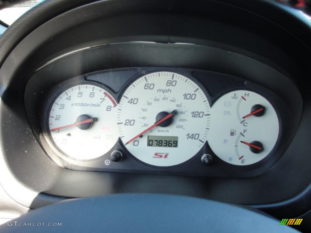 2005 Honda Civic Si Hatchback Gauges Photo #44077640
