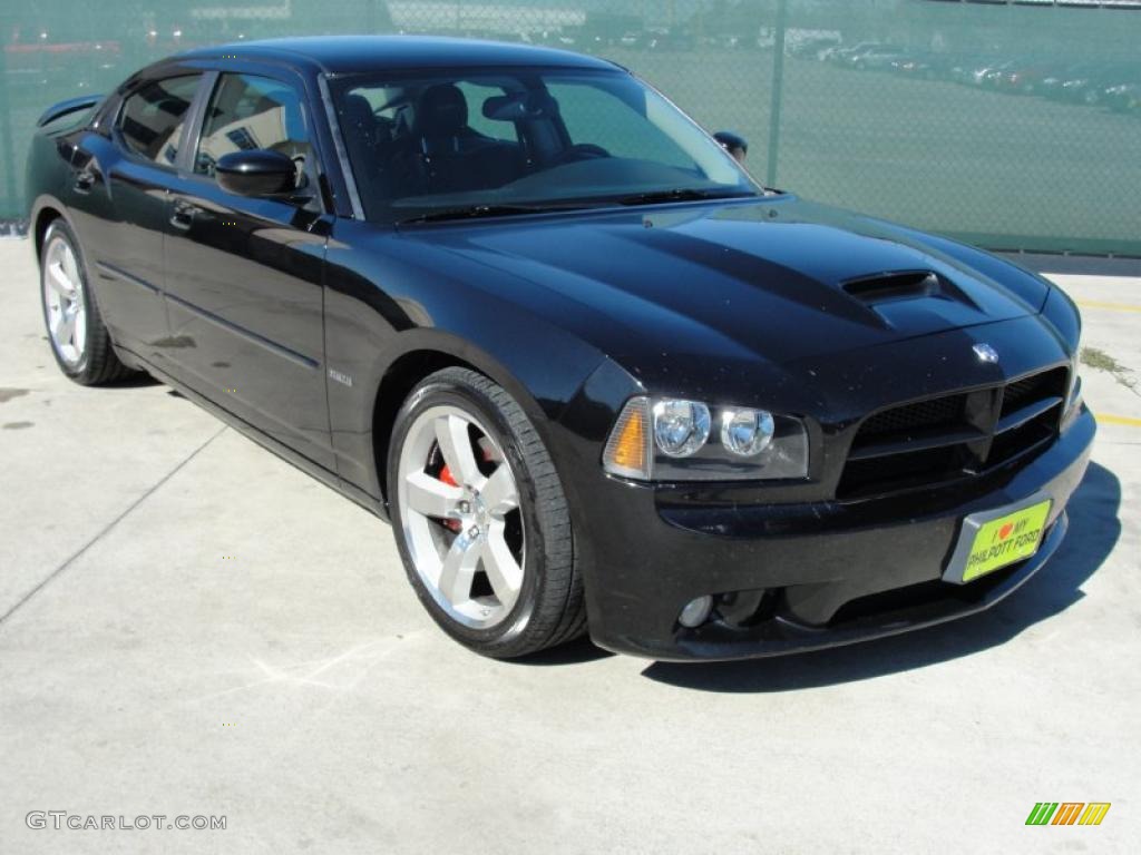 Brilliant Black Crystal Pearl 2006 Dodge Charger SRT-8 Exterior Photo #44078685