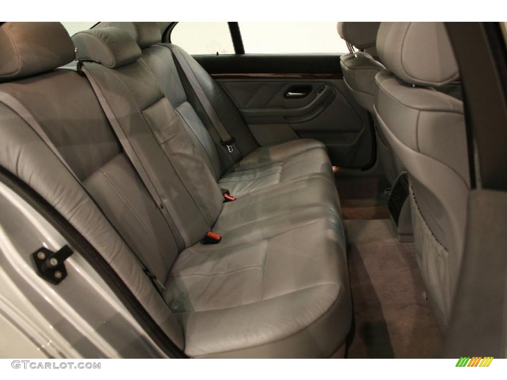 Gray Interior 1997 BMW 5 Series 528i Sedan Photo #44079619
