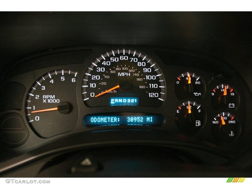 2003 GMC Sierra 1500 SLE Extended Cab 4x4 Gauges Photo #44080354