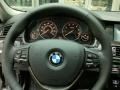 Black 2011 BMW 5 Series 535i xDrive Sedan Steering Wheel