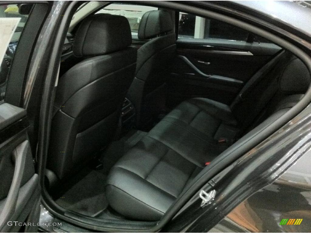 2011 5 Series 535i xDrive Sedan - Dark Graphite Metallic / Black photo #10