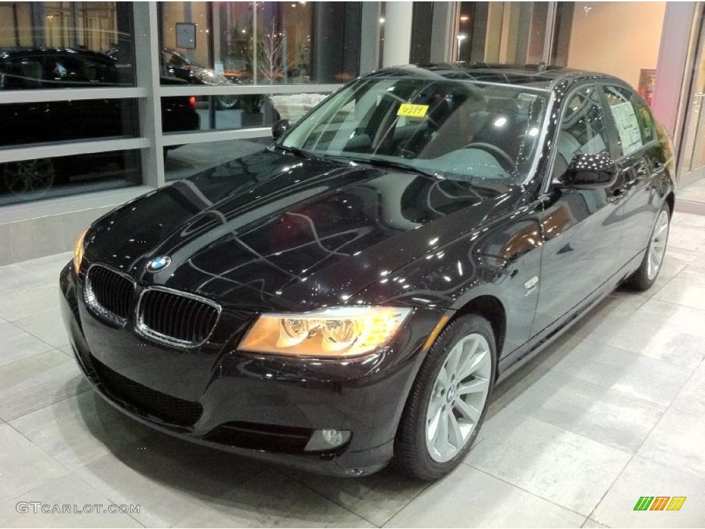 2011 3 Series 328i xDrive Sedan - Jet Black / Black photo #1