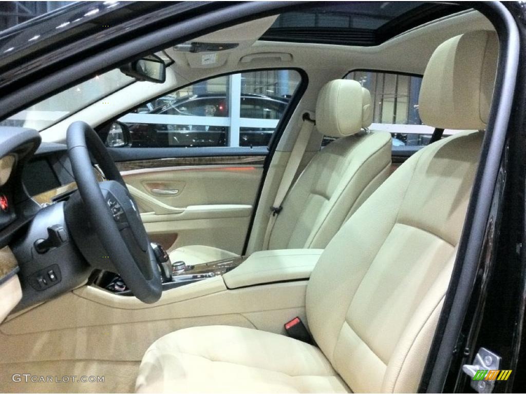 Venetian Beige Interior 2011 BMW 5 Series 535i xDrive Sedan Photo #44083242