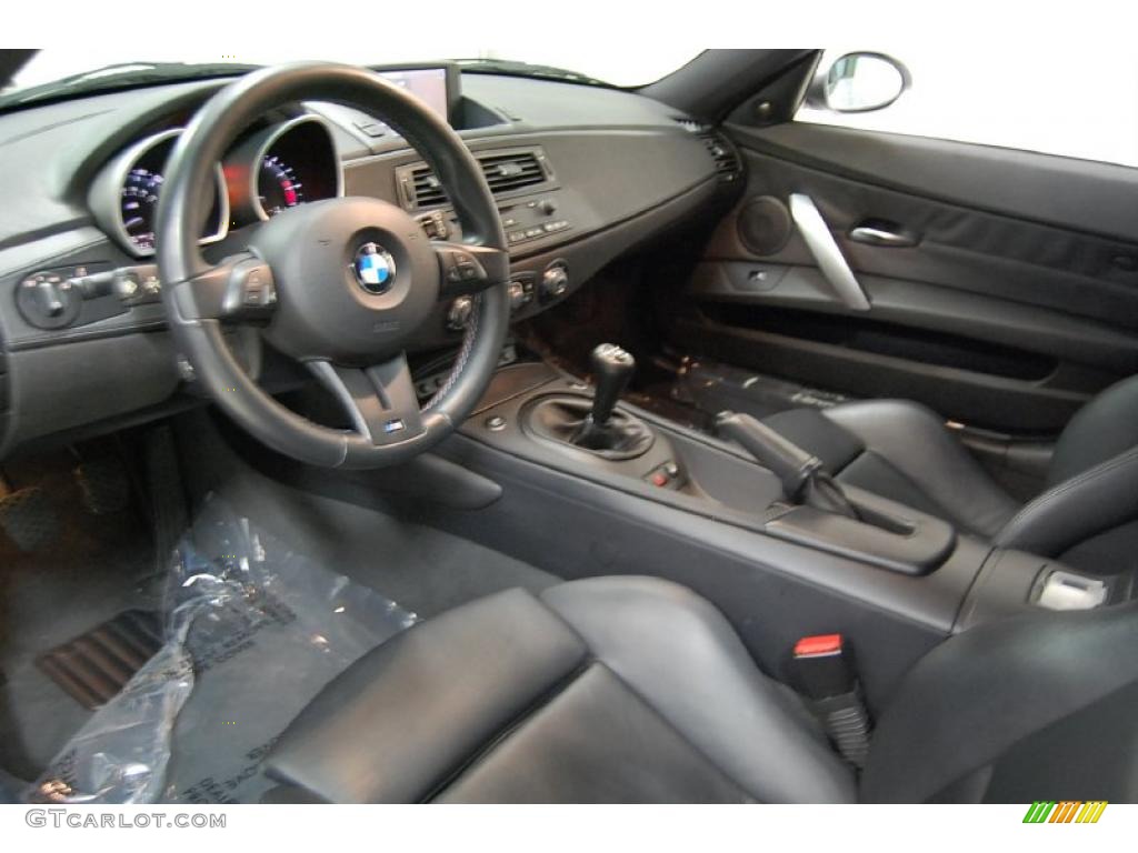 Black Interior 2008 BMW M Coupe Photo #44083658