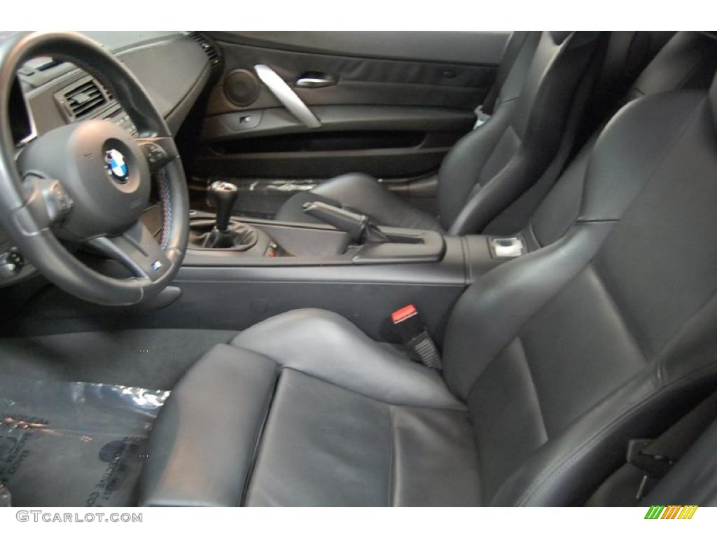 Black Interior 2008 BMW M Coupe Photo #44083666