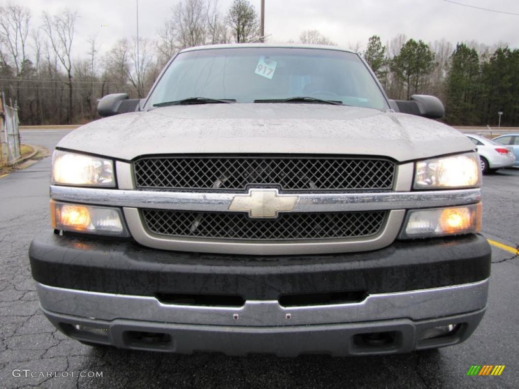 2003 Silverado 2500HD LS Crew Cab 4x4 - Light Pewter Metallic / Medium Gray photo #2