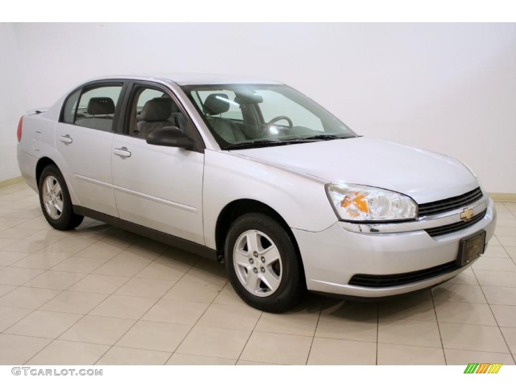2005 Malibu LS V6 Sedan - Galaxy Silver Metallic / Gray photo #1