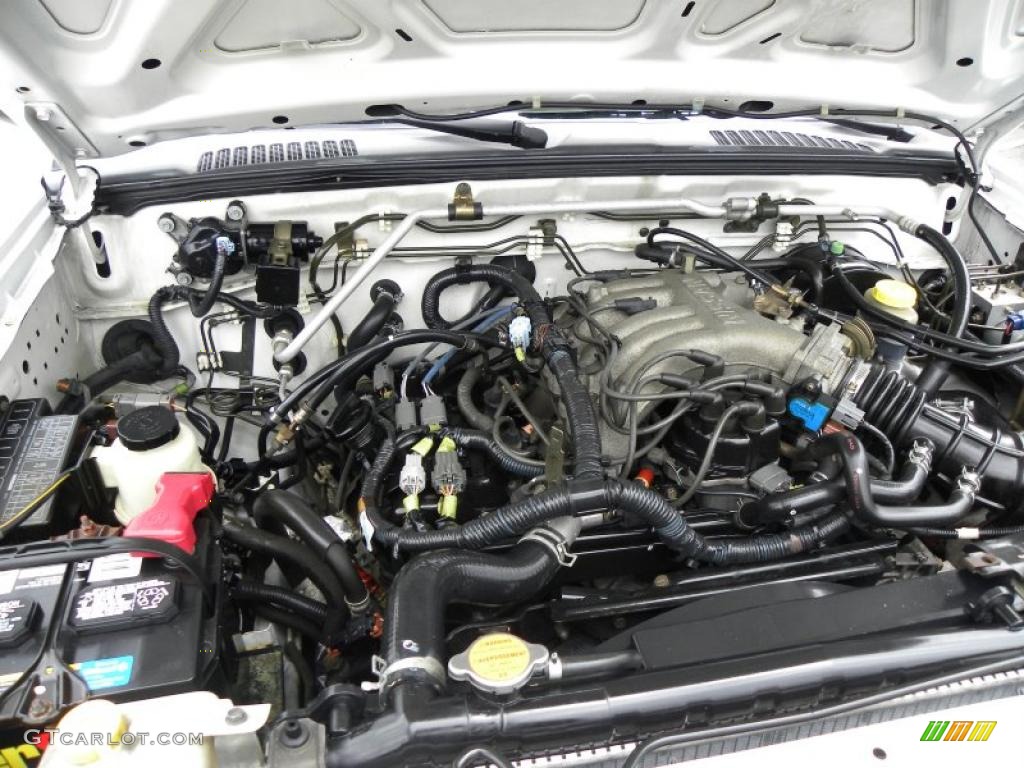 2001 Nissan Frontier XE V6 Crew Cab 3.3 Liter SOHC 12-Valve V6 Engine Photo #44085720