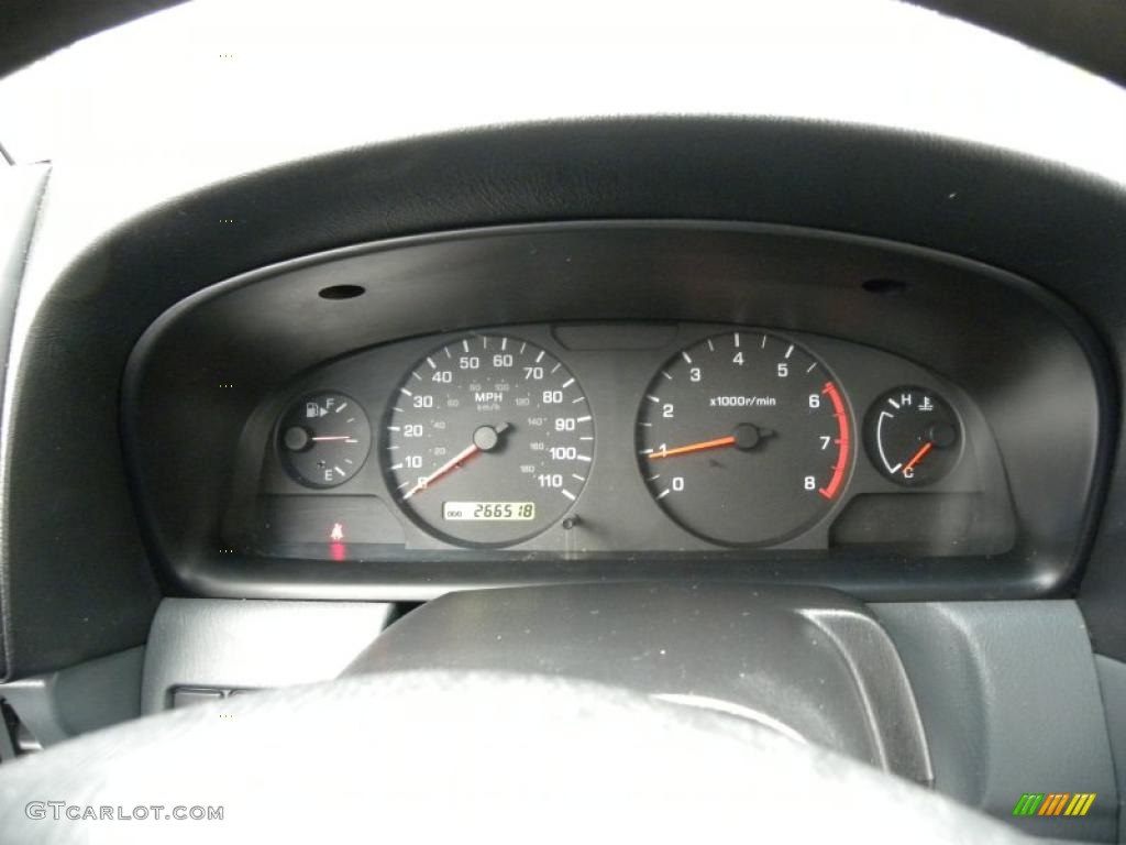 2001 Nissan Frontier XE V6 Crew Cab Gauges Photo #44085733