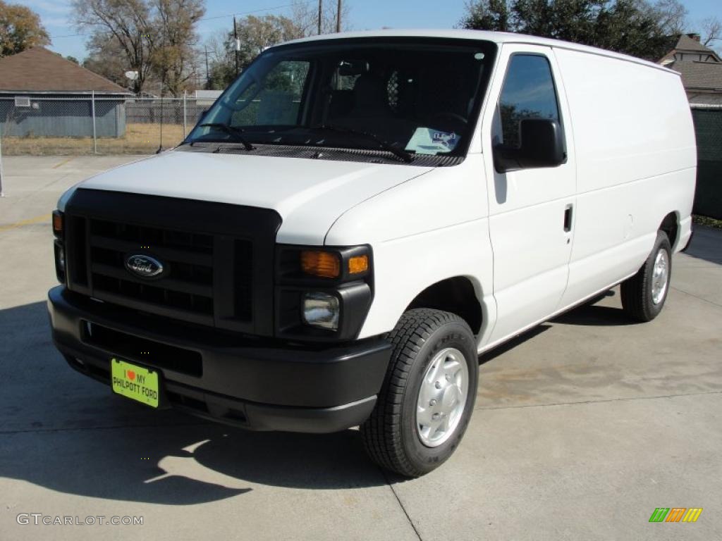 Oxford White 2011 Ford E Series Van E150 Commercial Exterior Photo #44091720