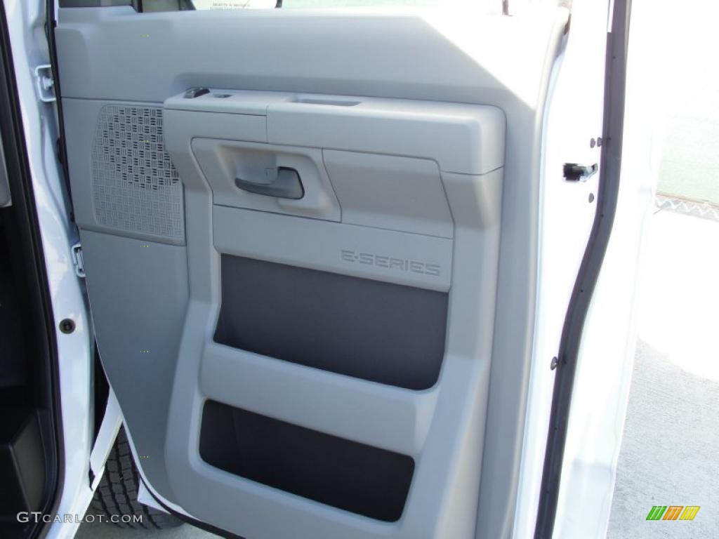 2011 Ford E Series Van E150 Commercial Medium Flint Door Panel Photo #44091832