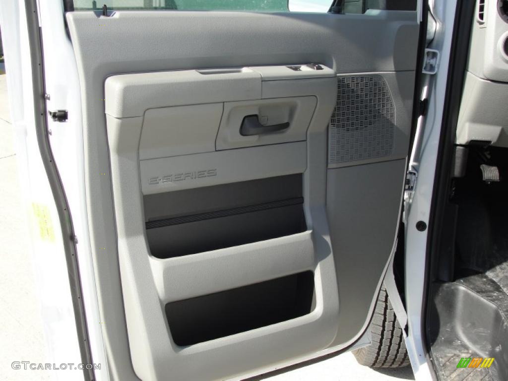 2011 Ford E Series Van E150 Commercial Medium Flint Door Panel Photo #44091932