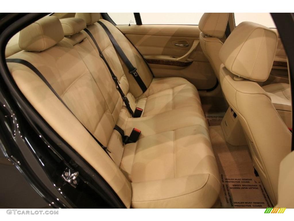 2008 3 Series 328xi Sedan - Black Sapphire Metallic / Beige Dakota Leather photo #22