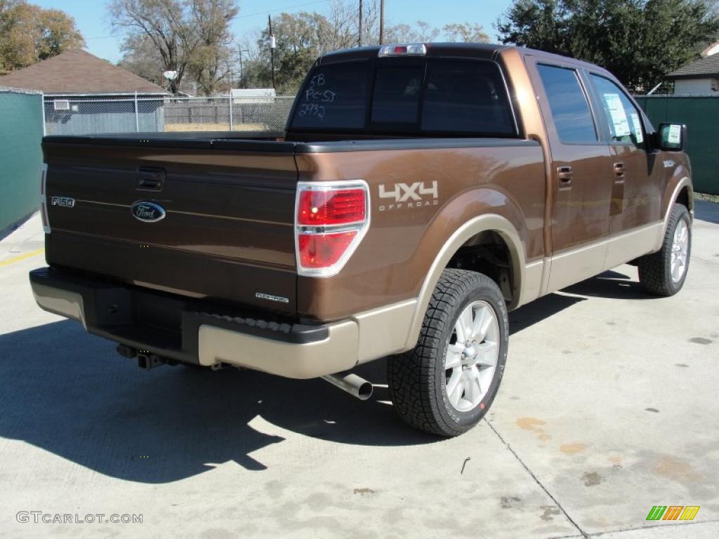 Golden Bronze Metallic 2011 Ford F150 Lariat SuperCrew 4x4 Exterior Photo #44095136