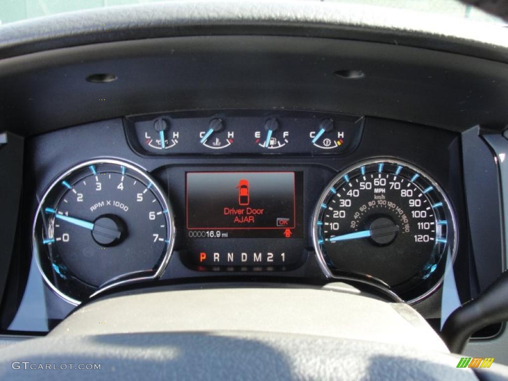 2011 Ford F150 XLT SuperCab Gauges Photo #44098008