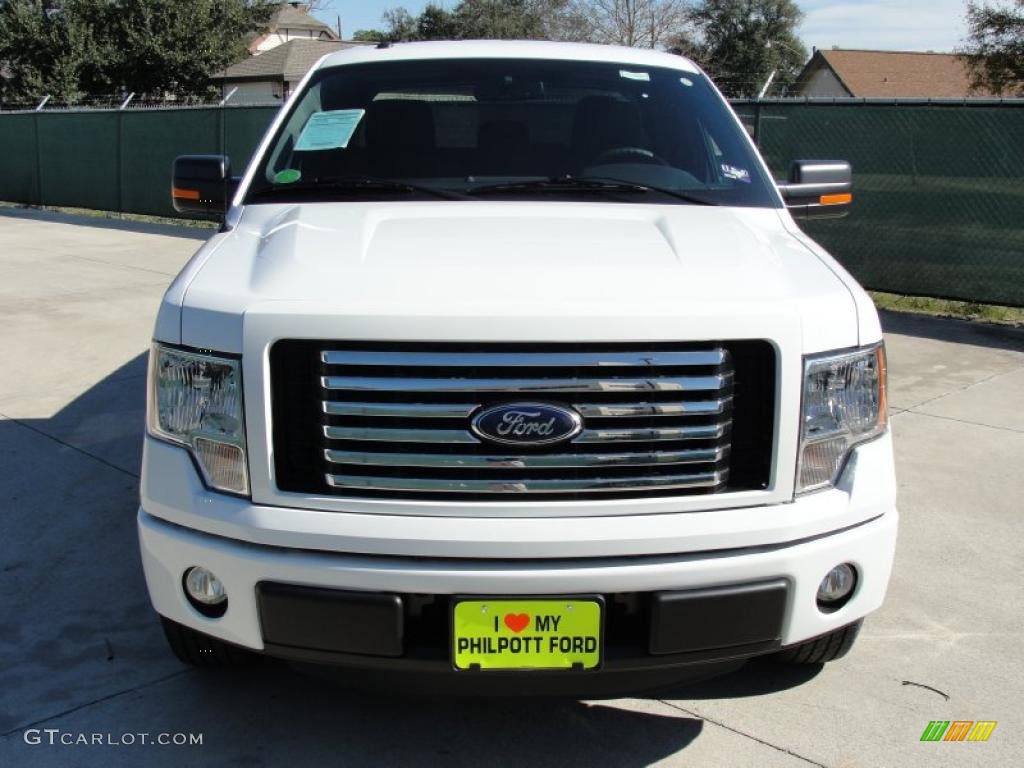 2011 F150 XLT SuperCab - Oxford White / Steel Gray photo #8