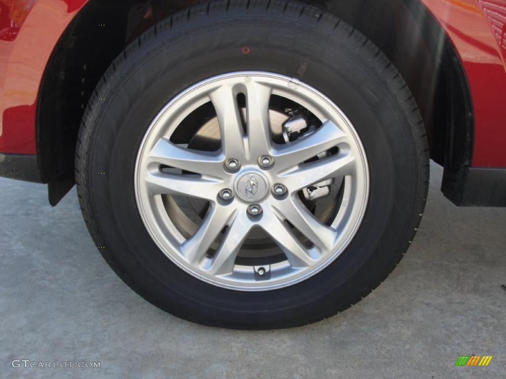 2011 Hyundai Santa Fe GLS Wheel Photo #44099444
