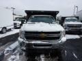 Summit White - Silverado 3500HD Regular Cab 4x4 Chassis Dump Truck Photo No. 2