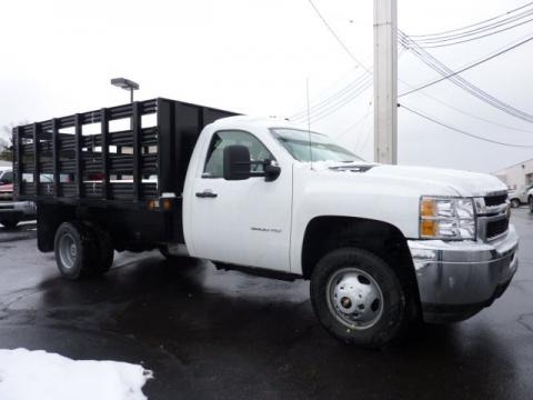 2011 Chevrolet Silverado 3500HD Regular Cab Chassis Stake Truck Data, Info and Specs