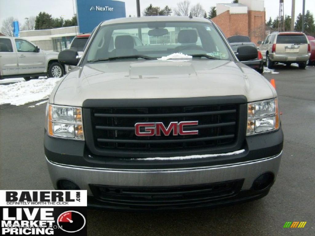 2008 Sierra 1500 Regular Cab - Silver Birch Metallic / Dark Titanium photo #2