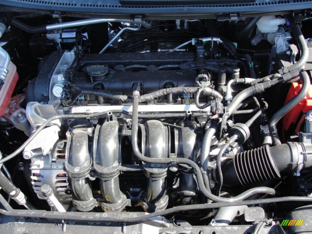 2011 Ford Fiesta S Sedan 1.6 Liter DOHC 16-Valve Ti-VCT Duratec 4 Cylinder Engine Photo #44106061
