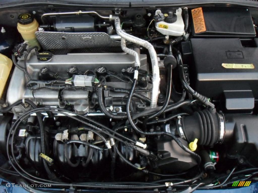 2003 Ford Focus ZX3 Coupe 2 3 Liter DOHC 16 Valve 4 Cylinder Engine 