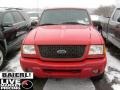 2002 Bright Red Ford Ranger Edge SuperCab 4x4  photo #2